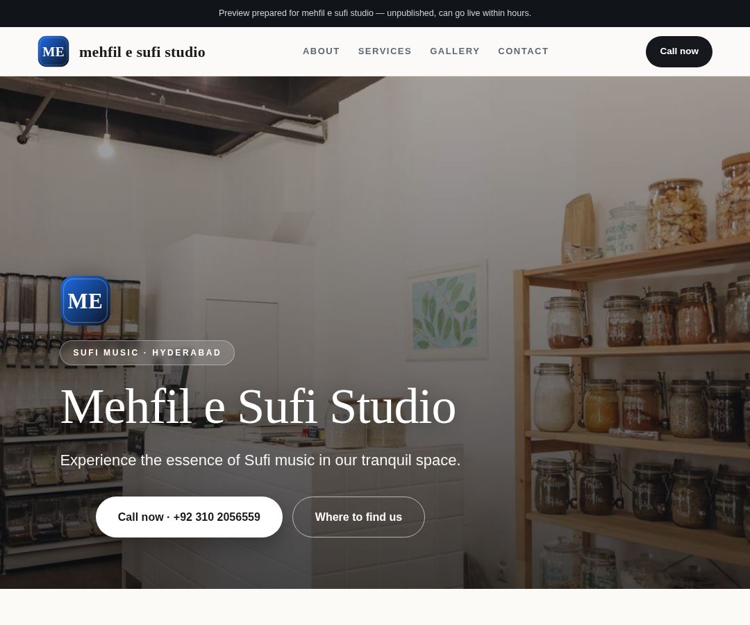 mehfil e sufi studio