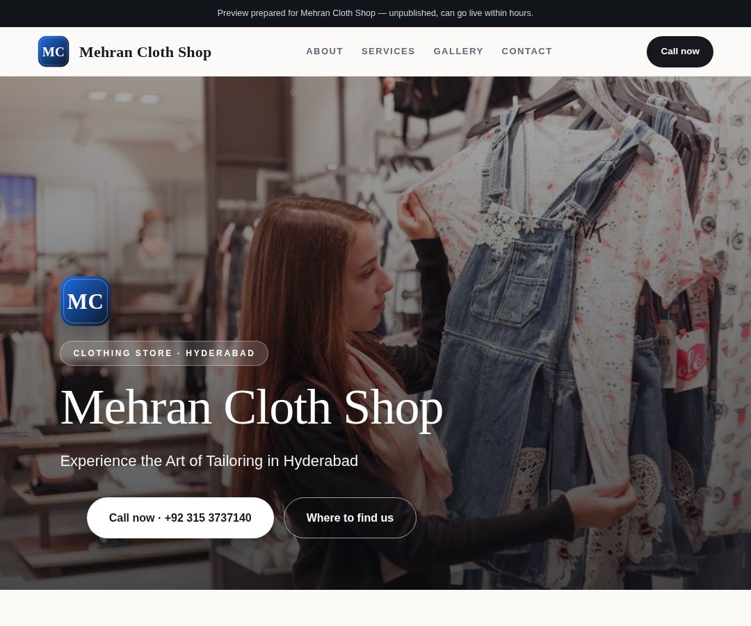 Mehran Cloth Shop