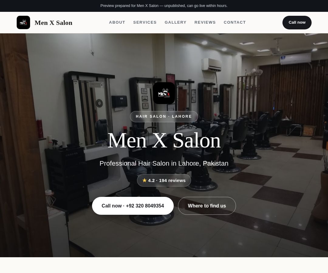 Men X Salon