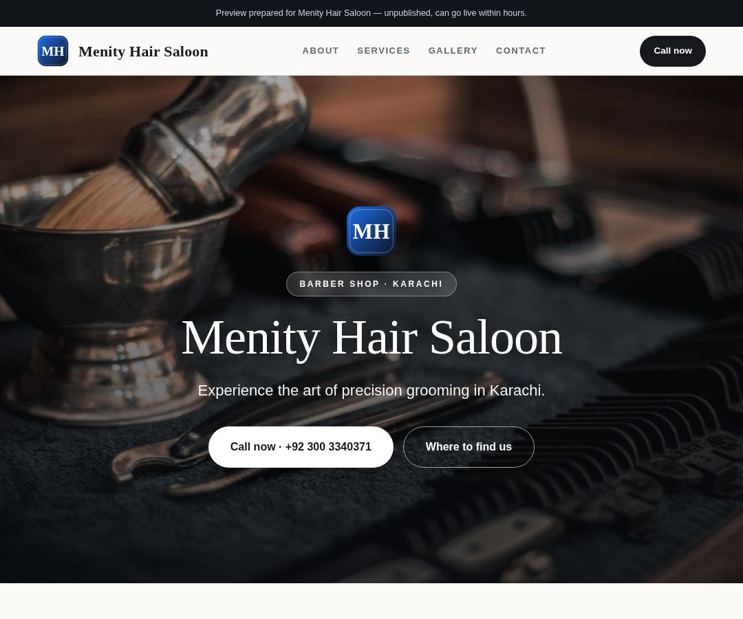 Menity Hair Saloon