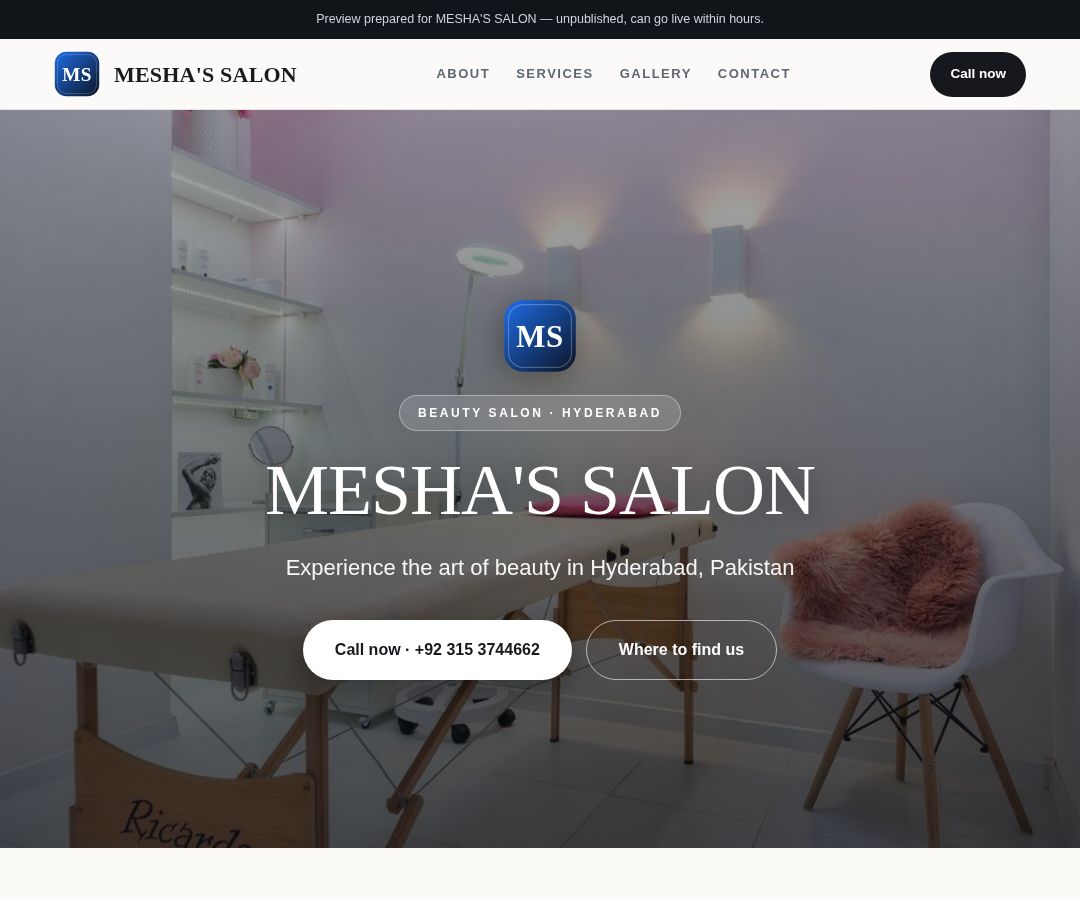 MESHA'S SALON