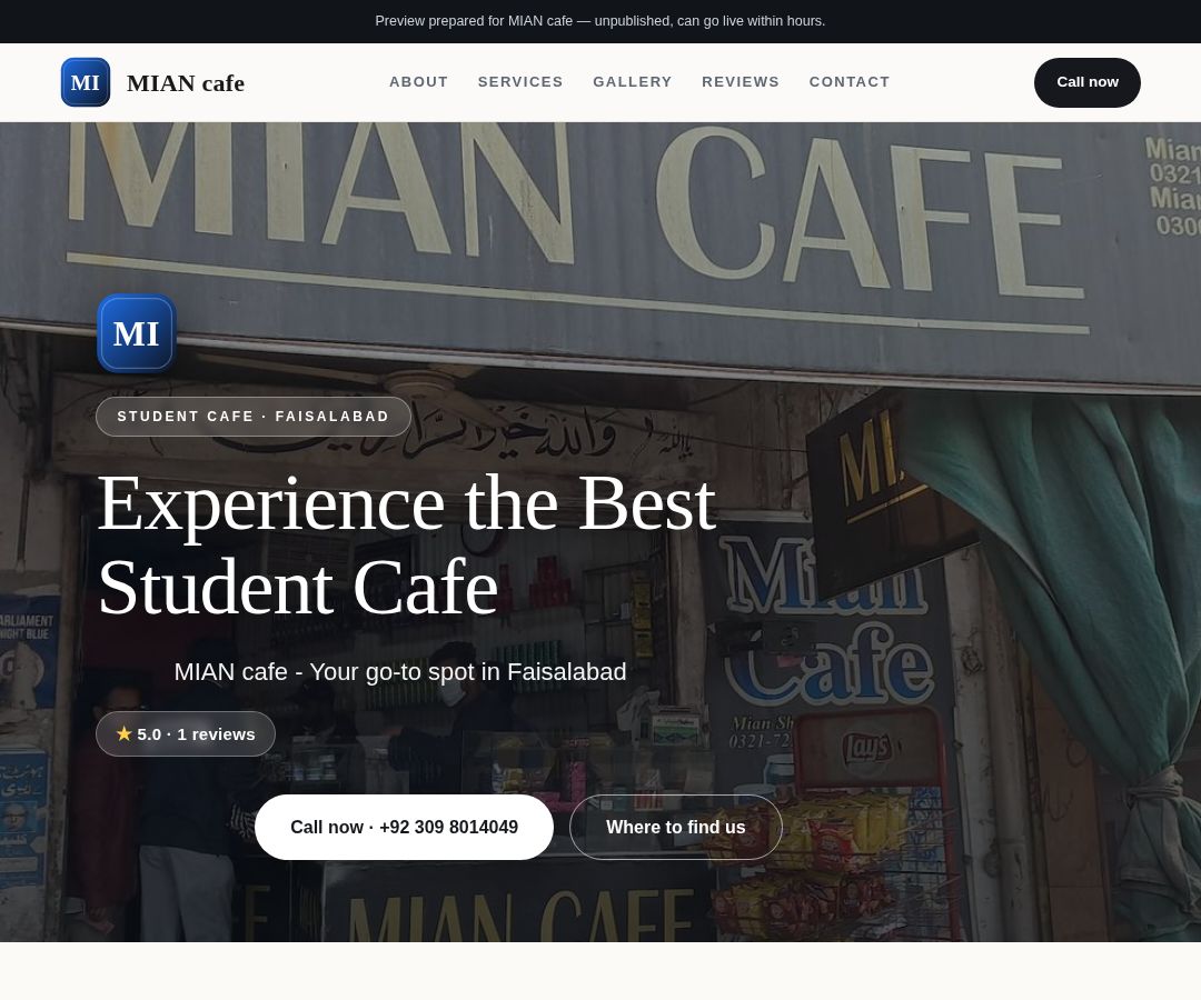 MIAN cafe