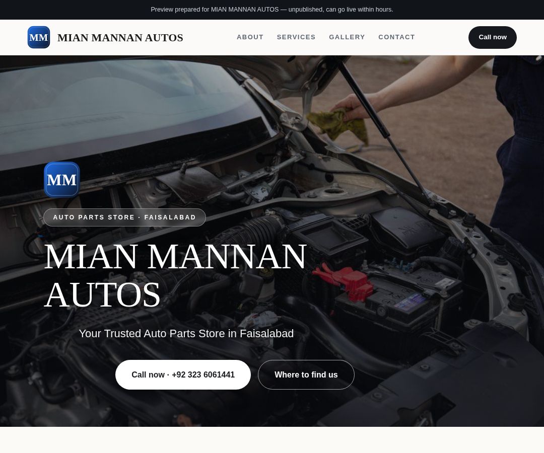 MIAN MANNAN AUTOS