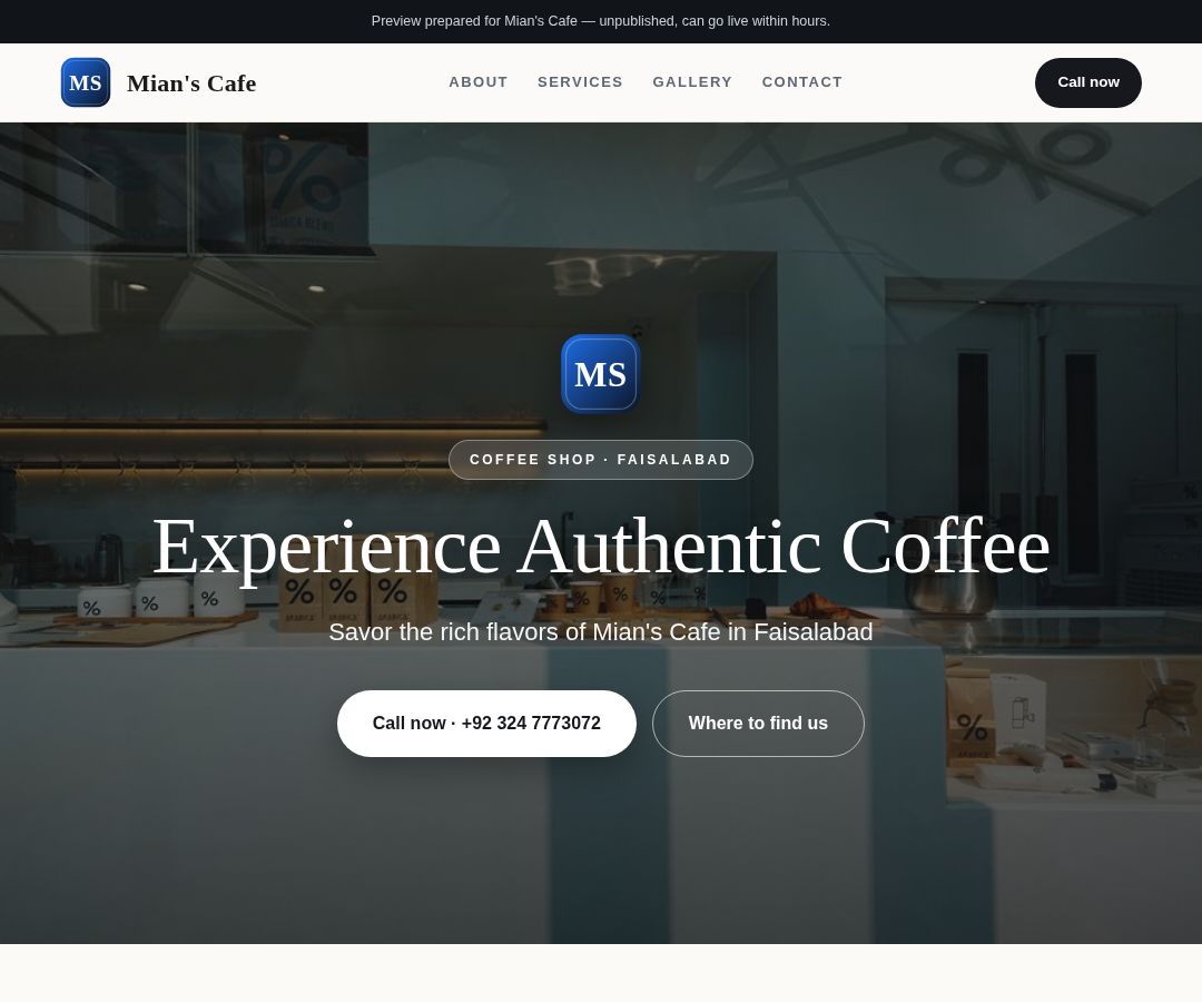 Mian's Cafe