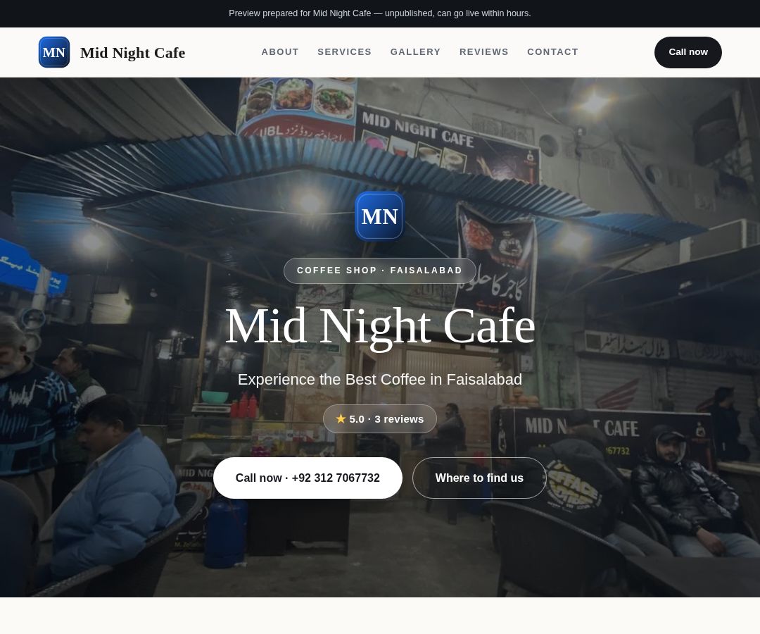Mid Night Cafe