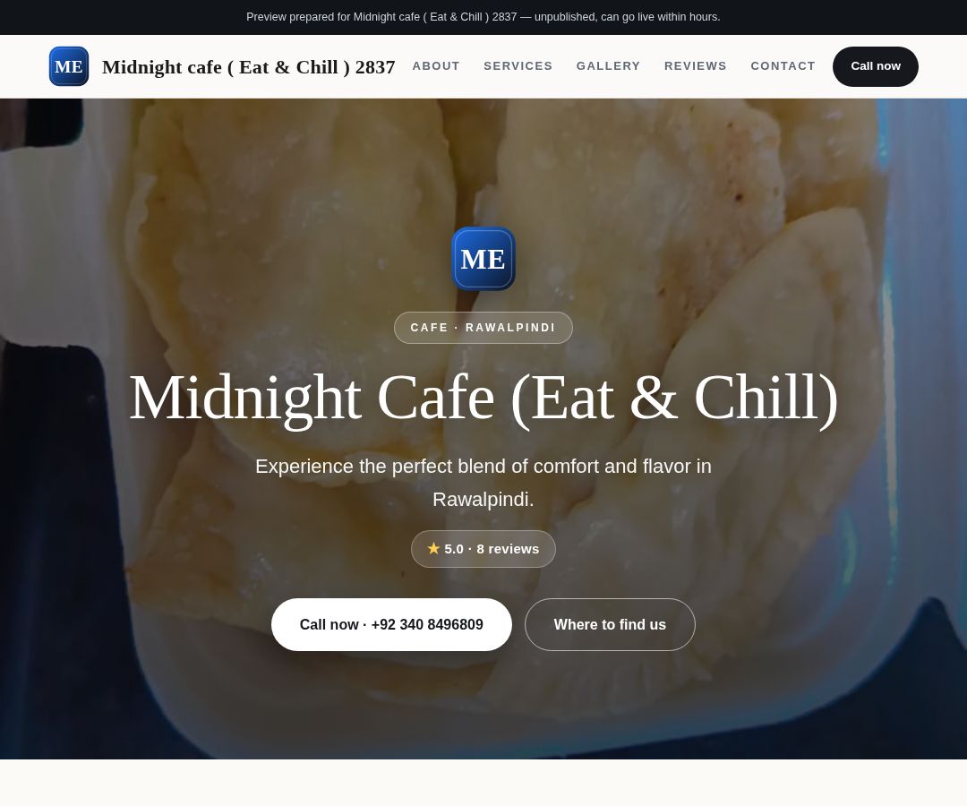Midnight cafe ( Eat & Chill ) 2837