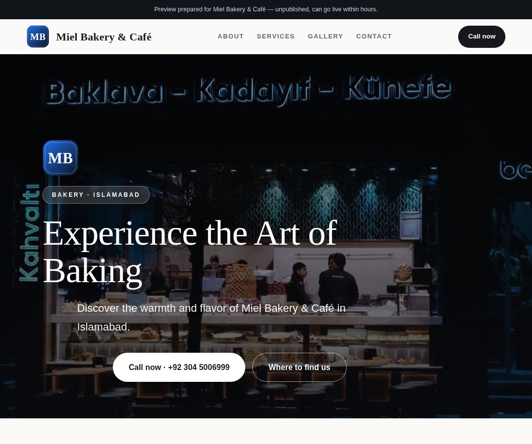 Miel Bakery & Café
