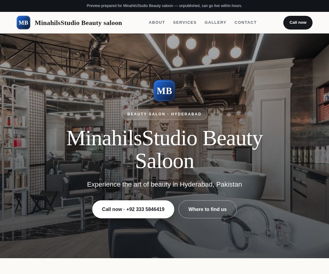 MinahilsStudio Beauty saloon