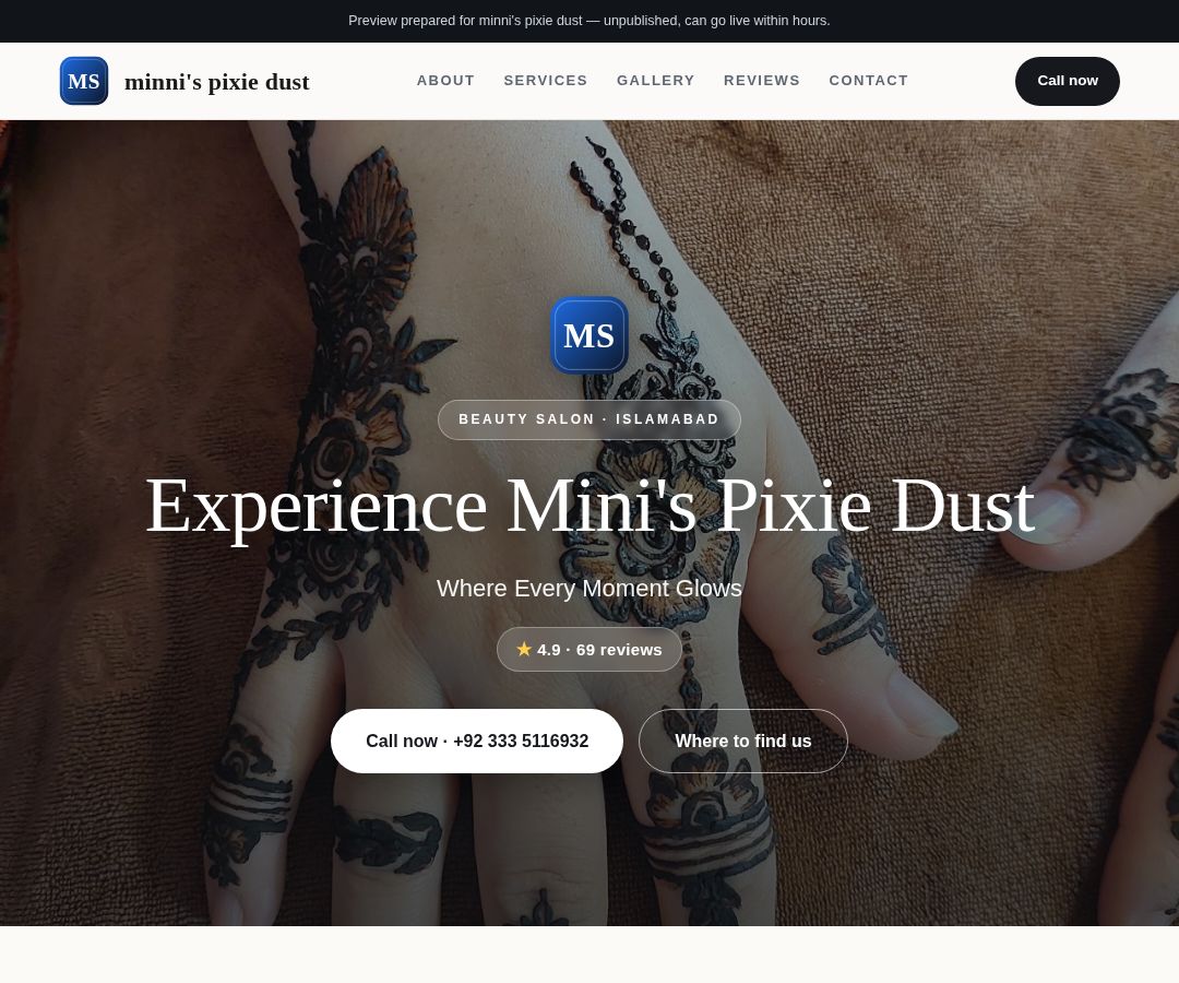 minni's pixie dust