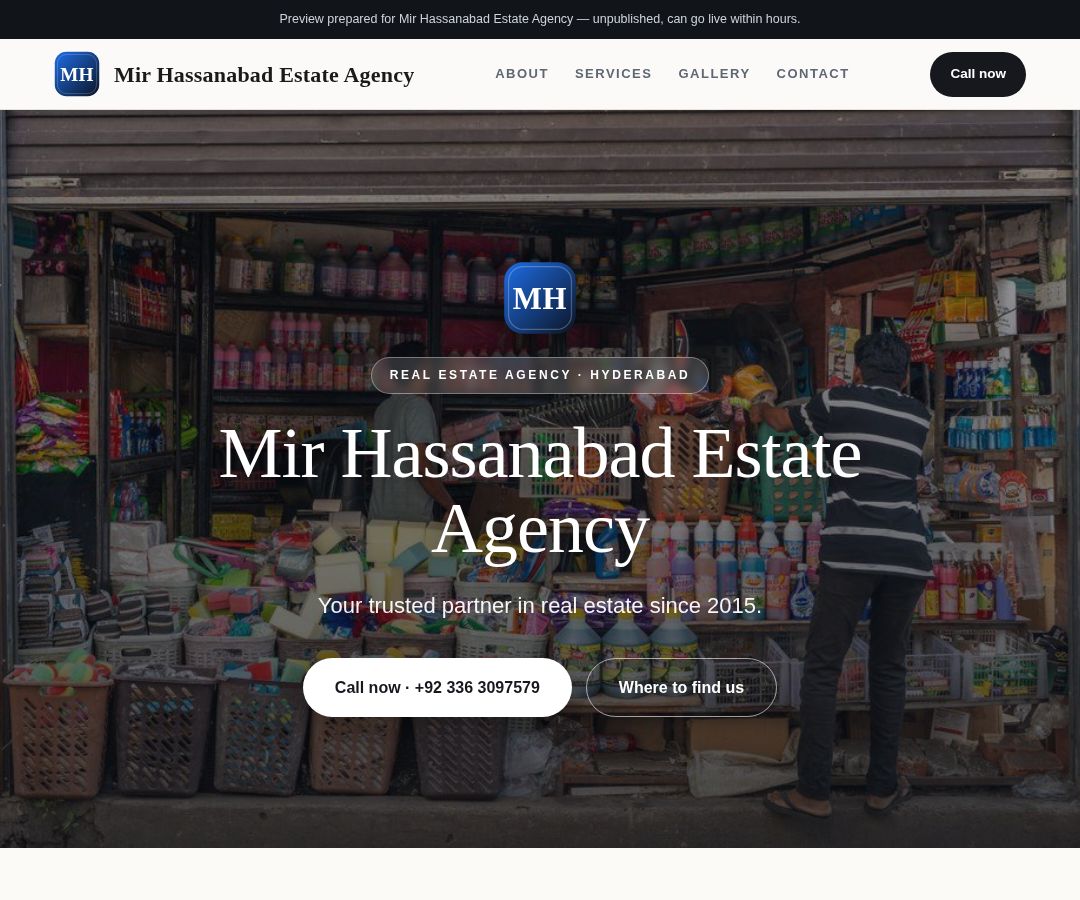 Mir Hassanabad Estate Agency