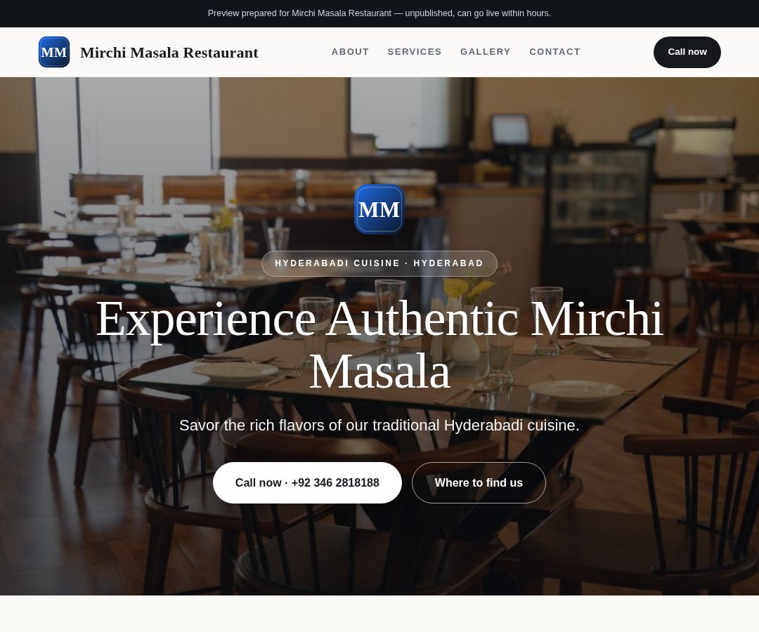 Mirchi Masala Restaurant