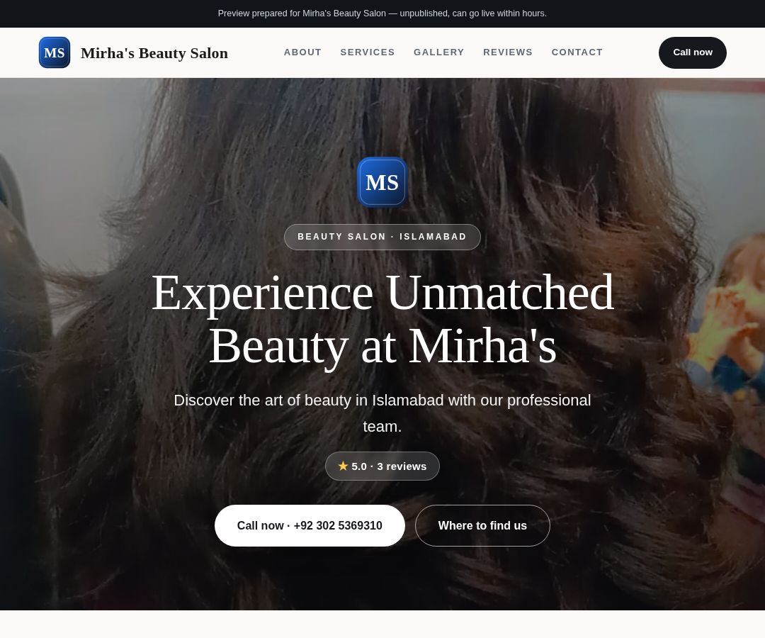 Mirha's Beauty Salon