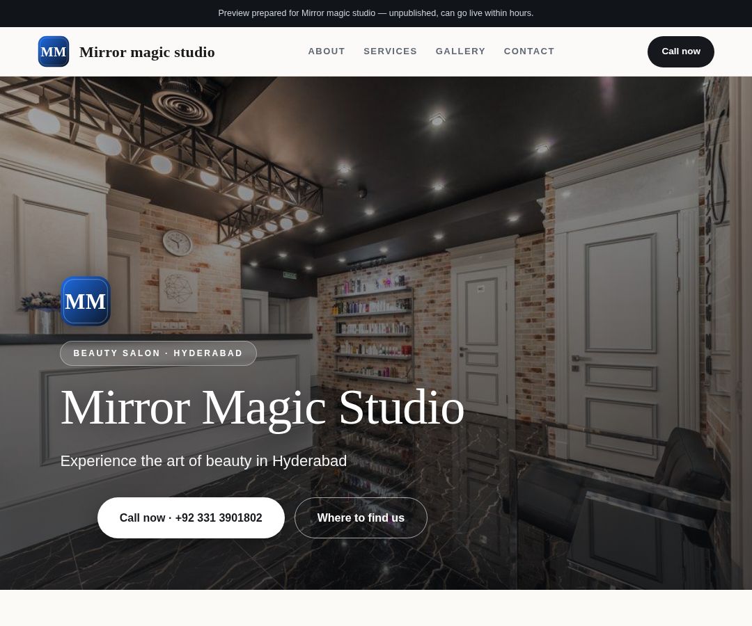 Mirror magic studio