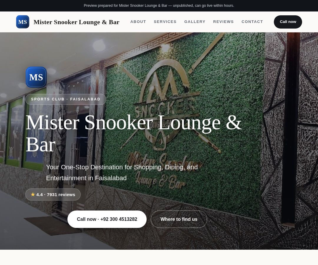 Mister Snooker Lounge & Bar