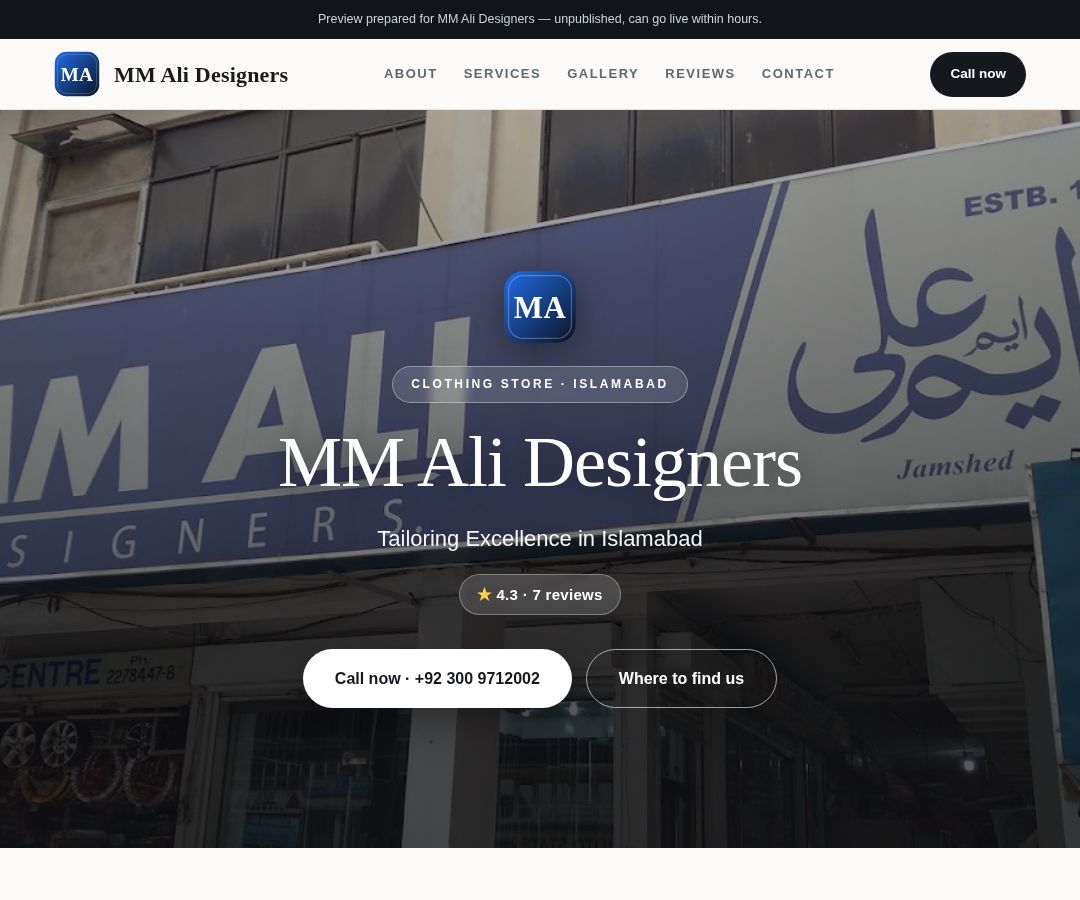 MM Ali Designers