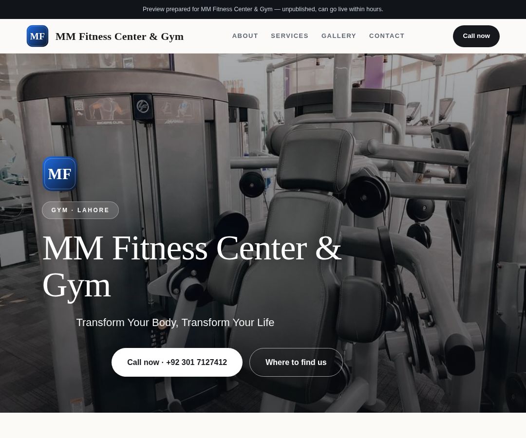 MM Fitness Center & Gym