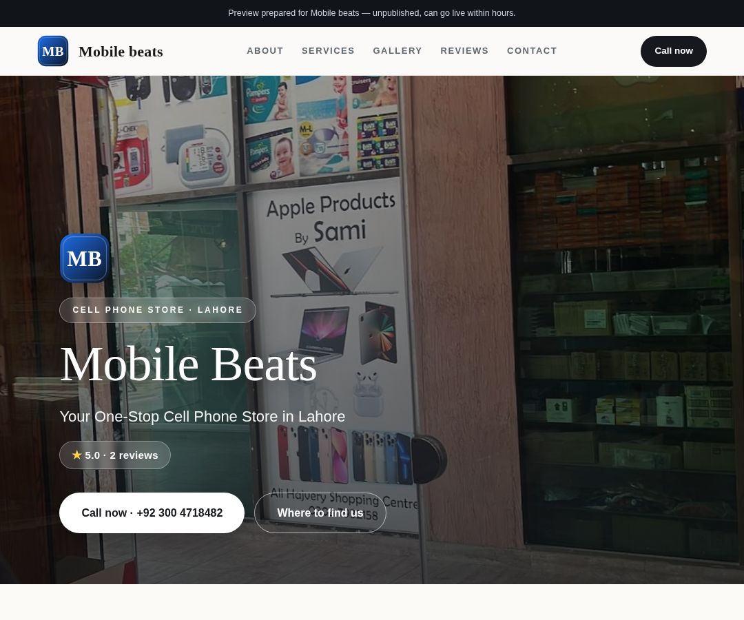 Mobile beats