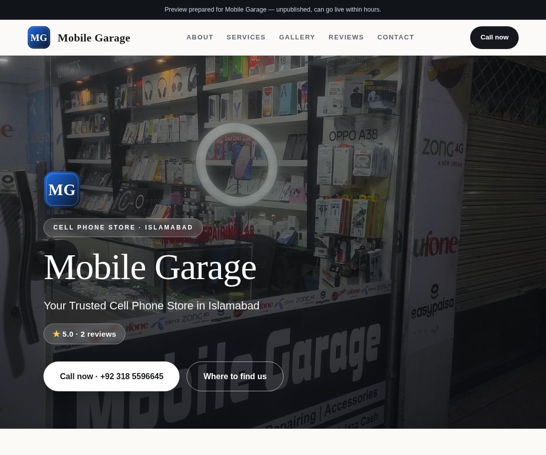 Mobile Garage