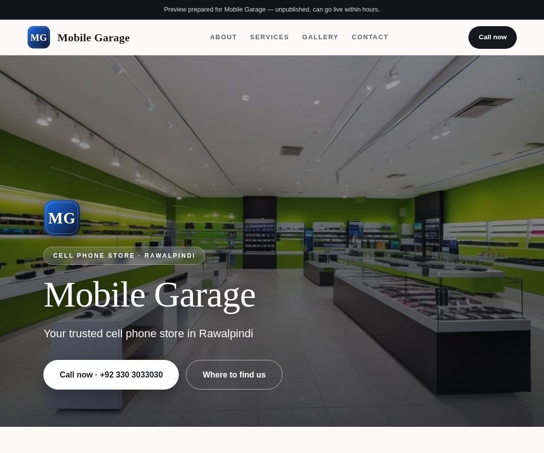 Mobile Garage