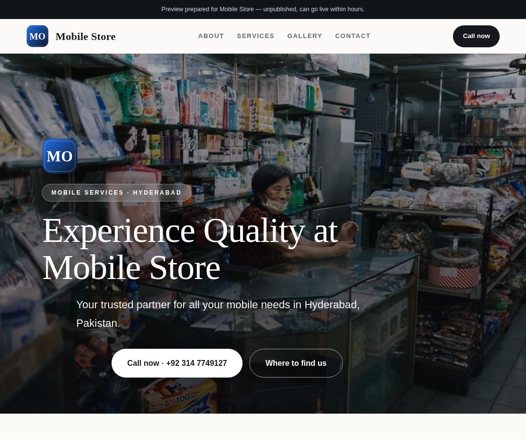 Mobile Store