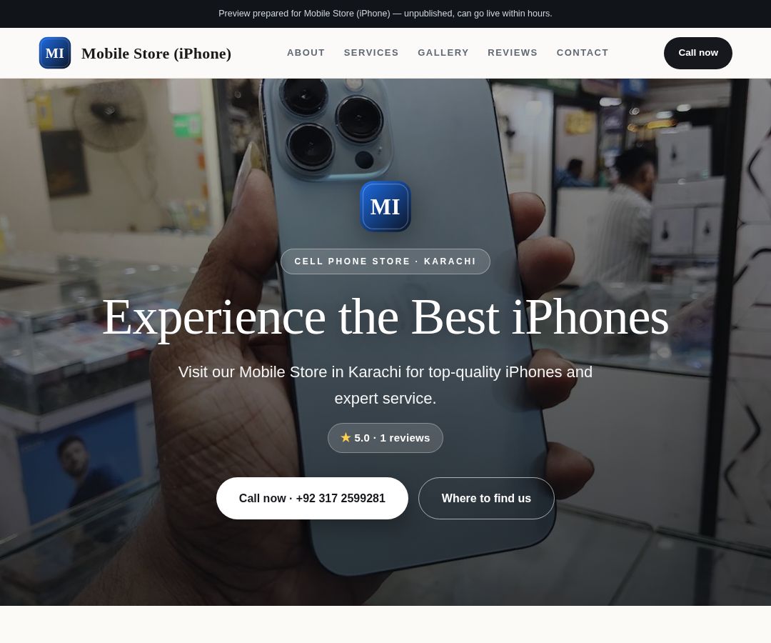 Mobile Store (iPhone)