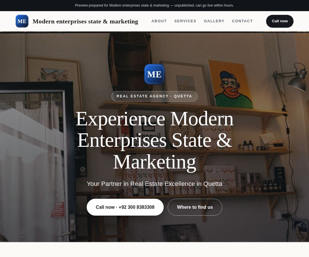 Modern enterprises state & marketing