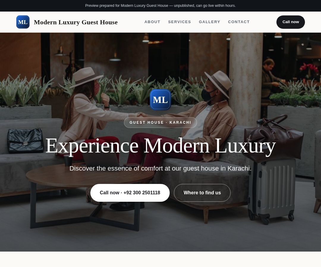 Modern Luxury Guest House