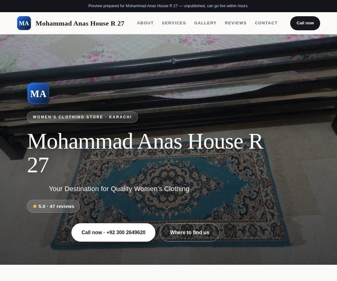 Mohammad Anas House R 27