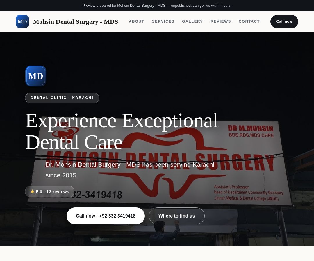 Mohsin Dental Surgery - MDS