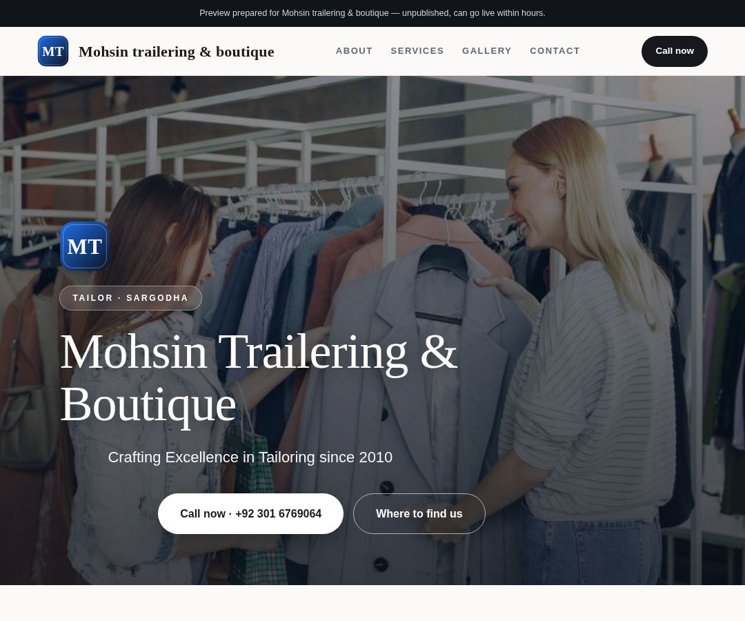 Mohsin trailering & boutique