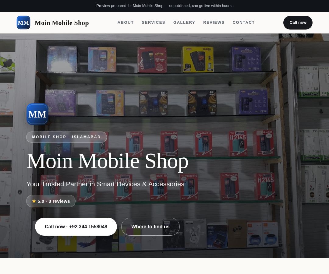 Moin Mobile Shop