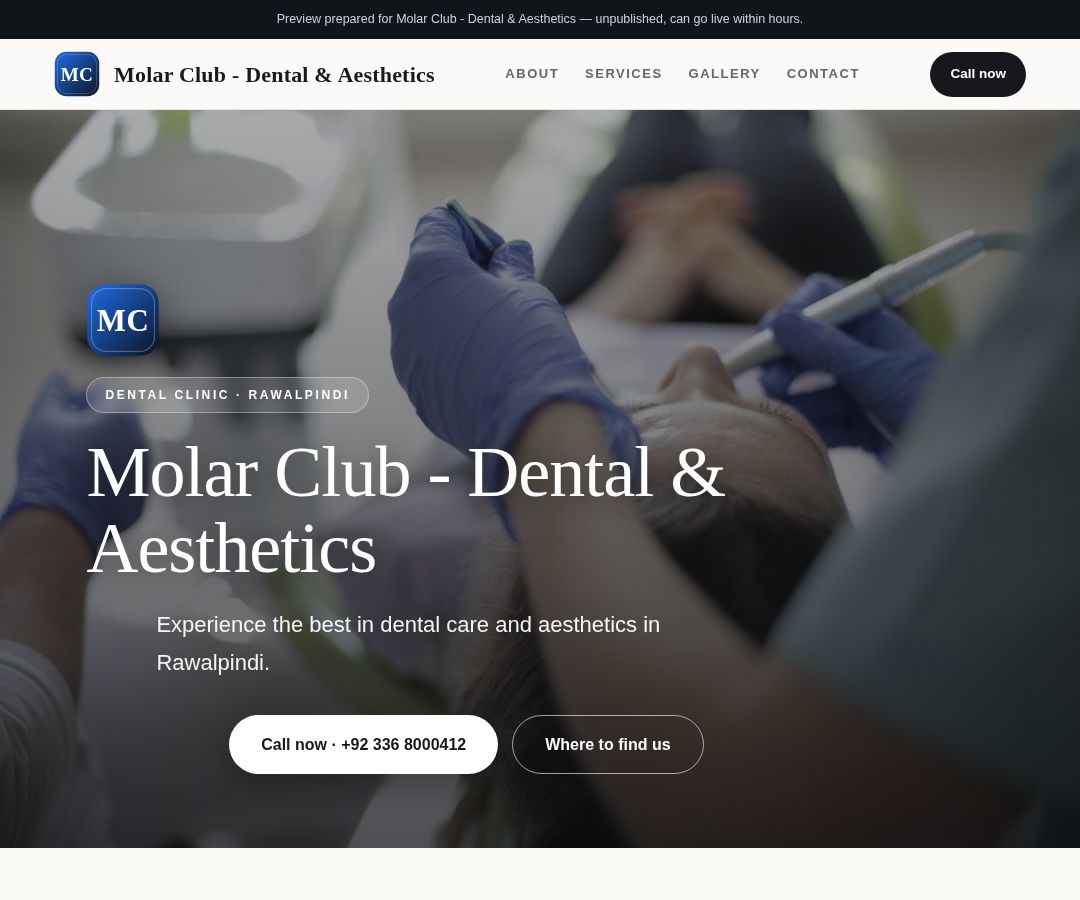 Molar Club - Dental & Aesthetics