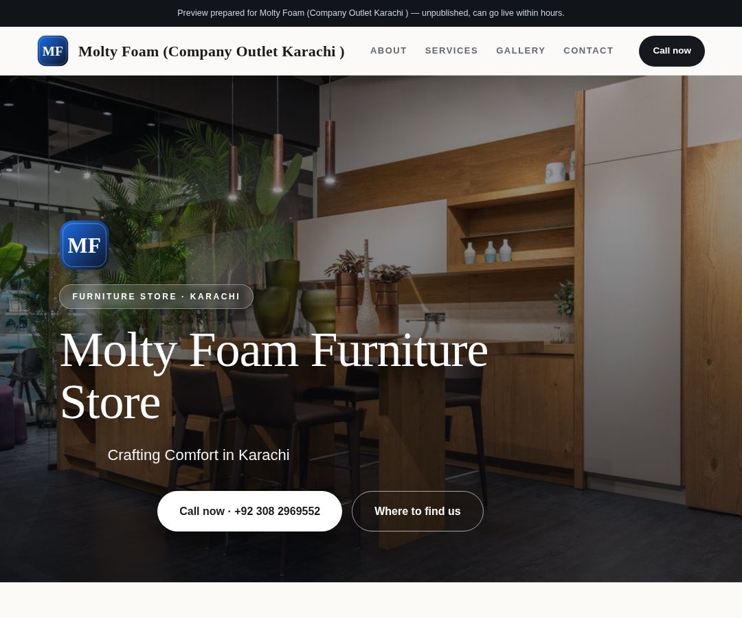 Molty Foam (Company Outlet Karachi )