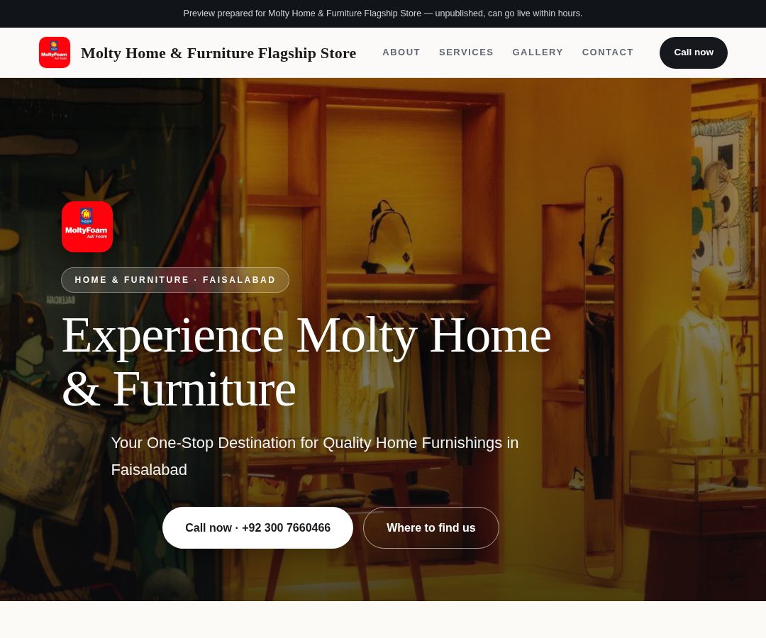 Molty Home & Furniture Flagship Store