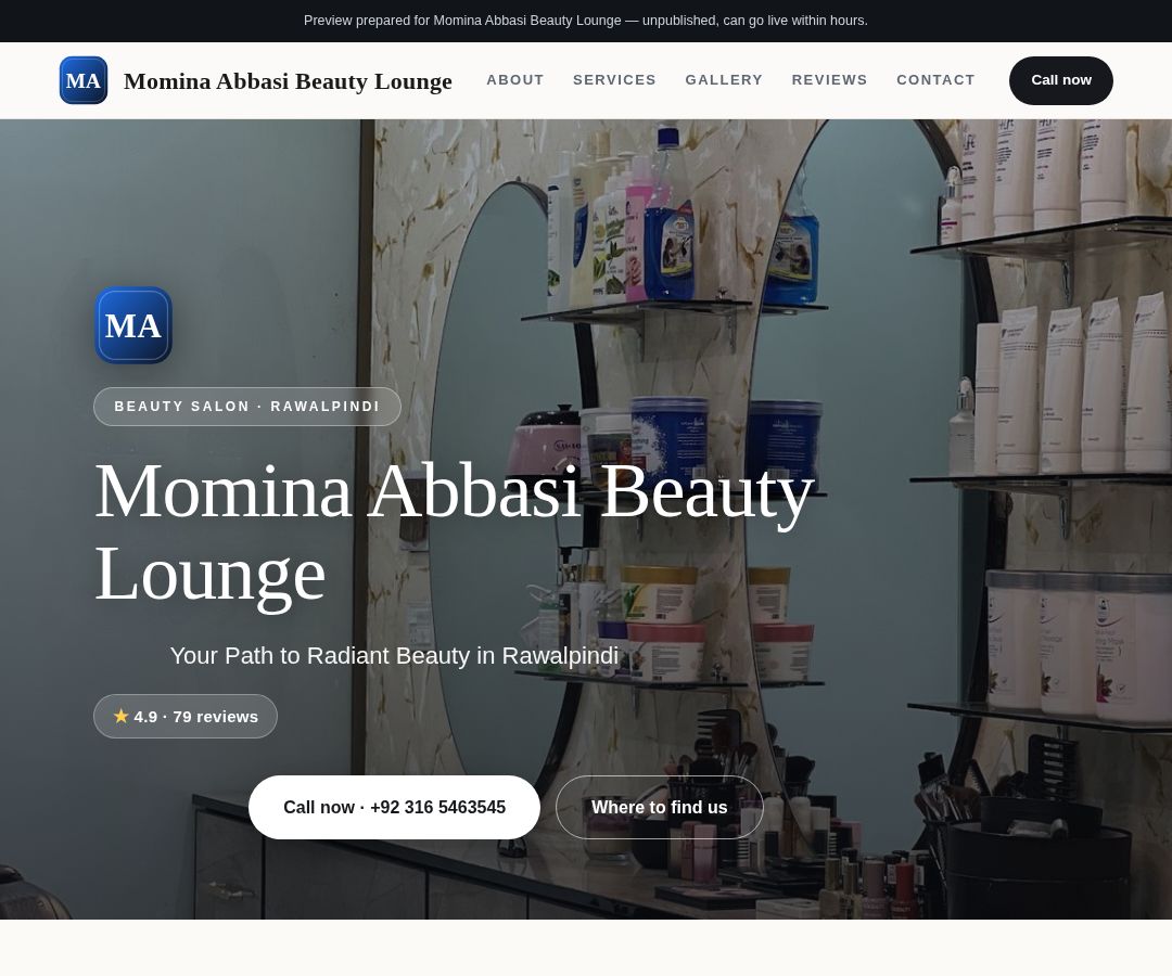 Momina Abbasi Beauty Lounge