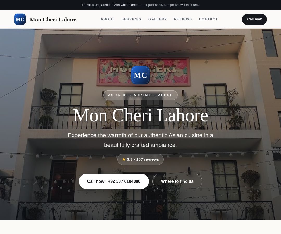 Mon Cheri Lahore