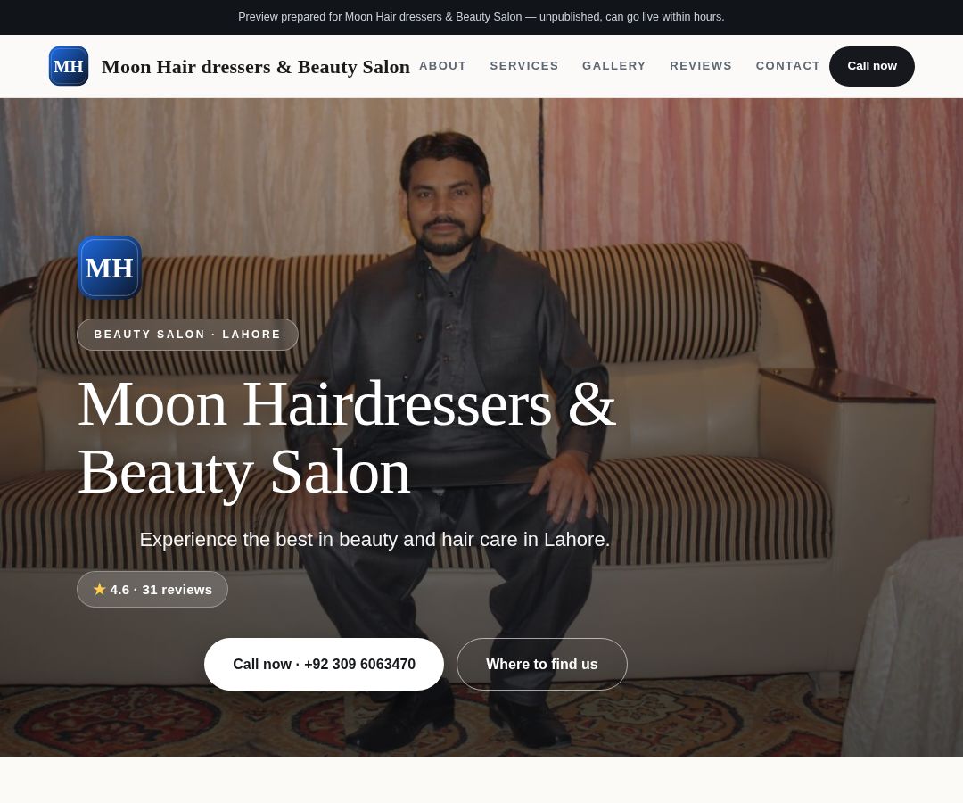 Moon Hair dressers & Beauty Salon