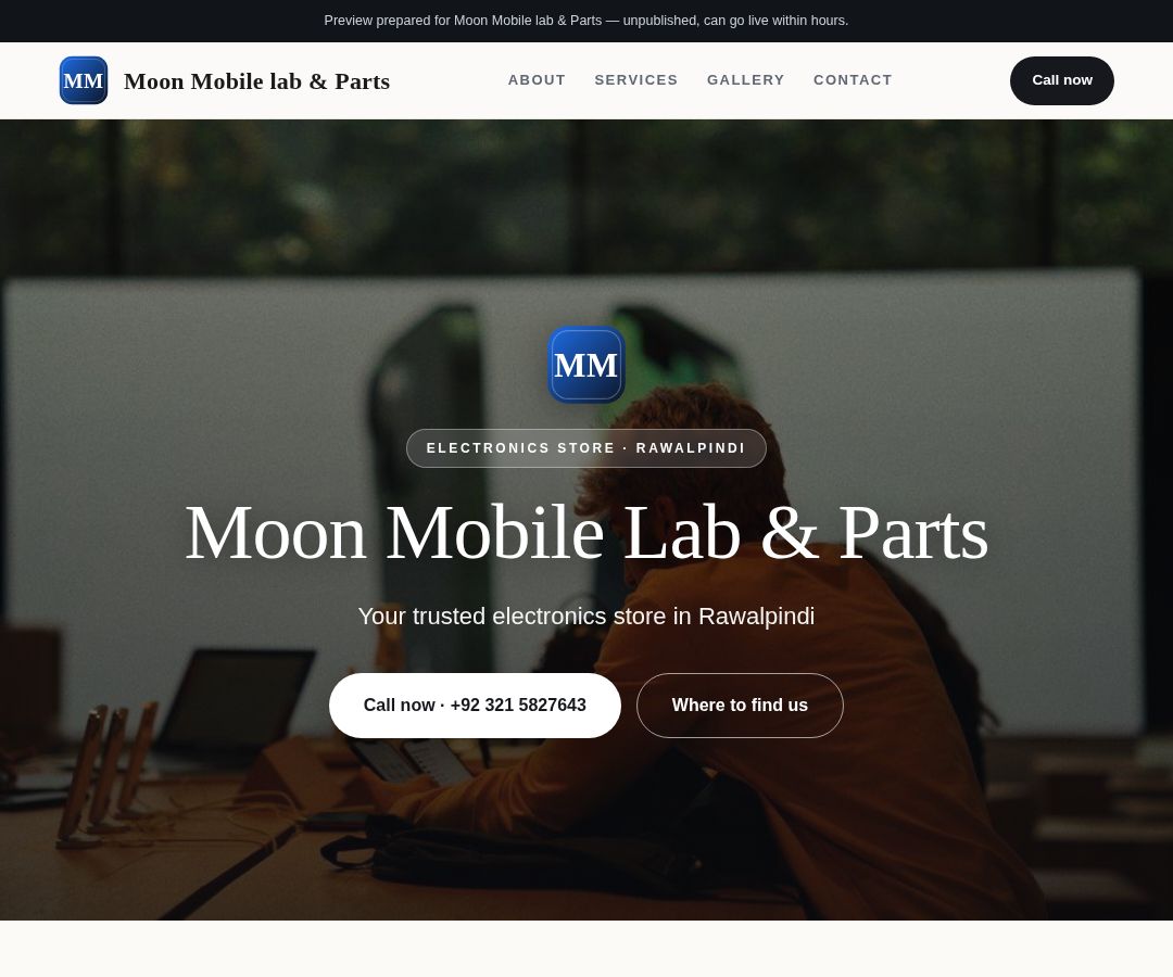 Moon Mobile lab & Parts