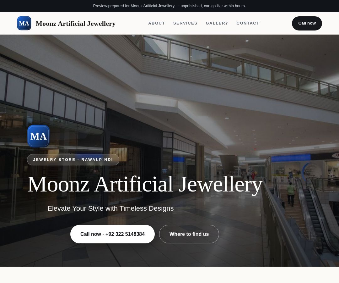 Moonz Artificial Jewellery