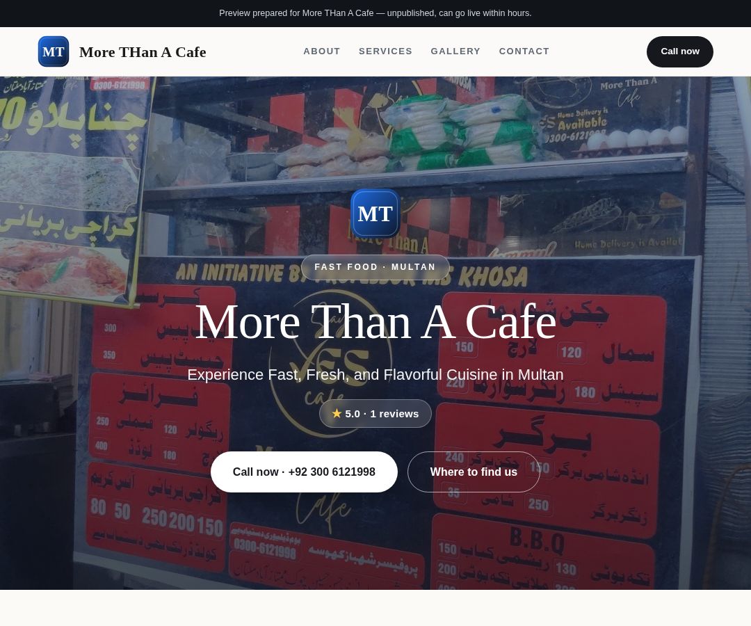 More THan A Cafe