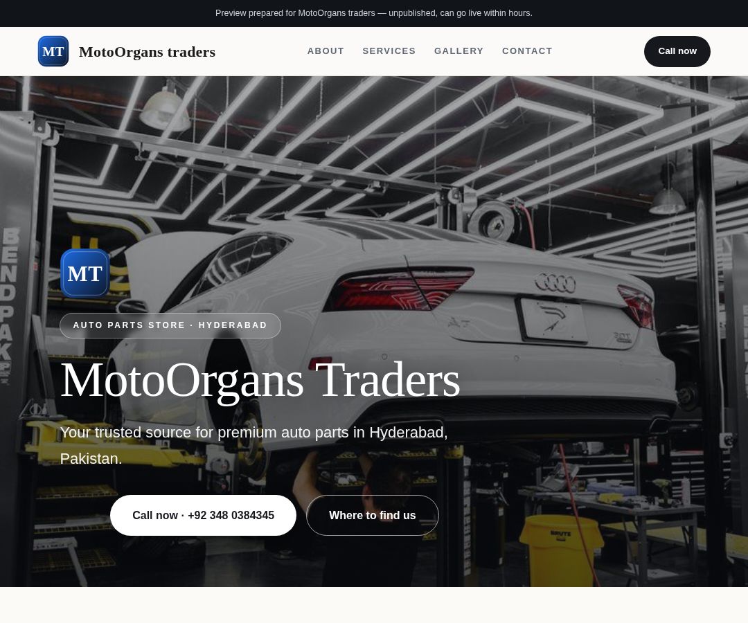 MotoOrgans traders