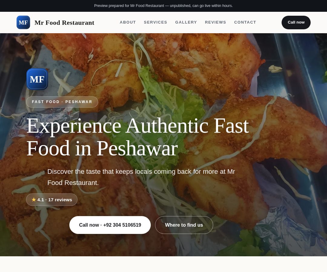 Mr Food Restaurant