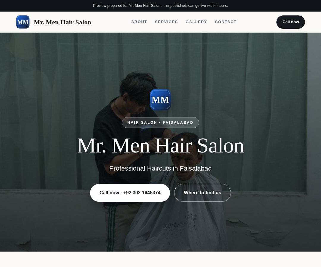 Mr. Men Hair Salon