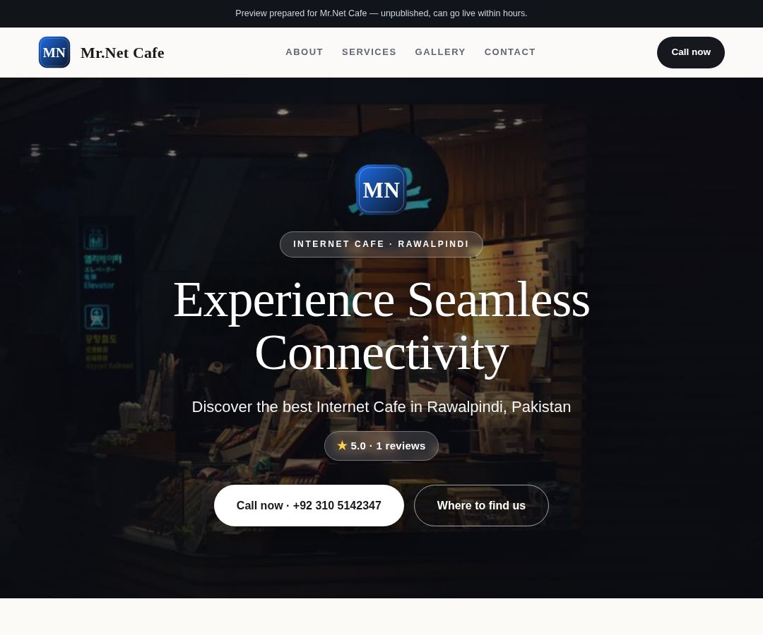 Mr.Net Cafe