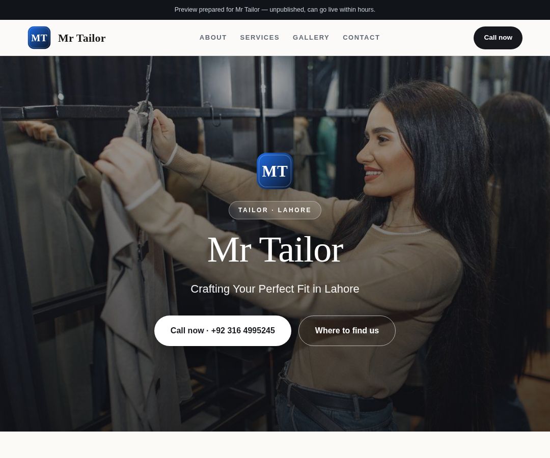 Mr Tailor