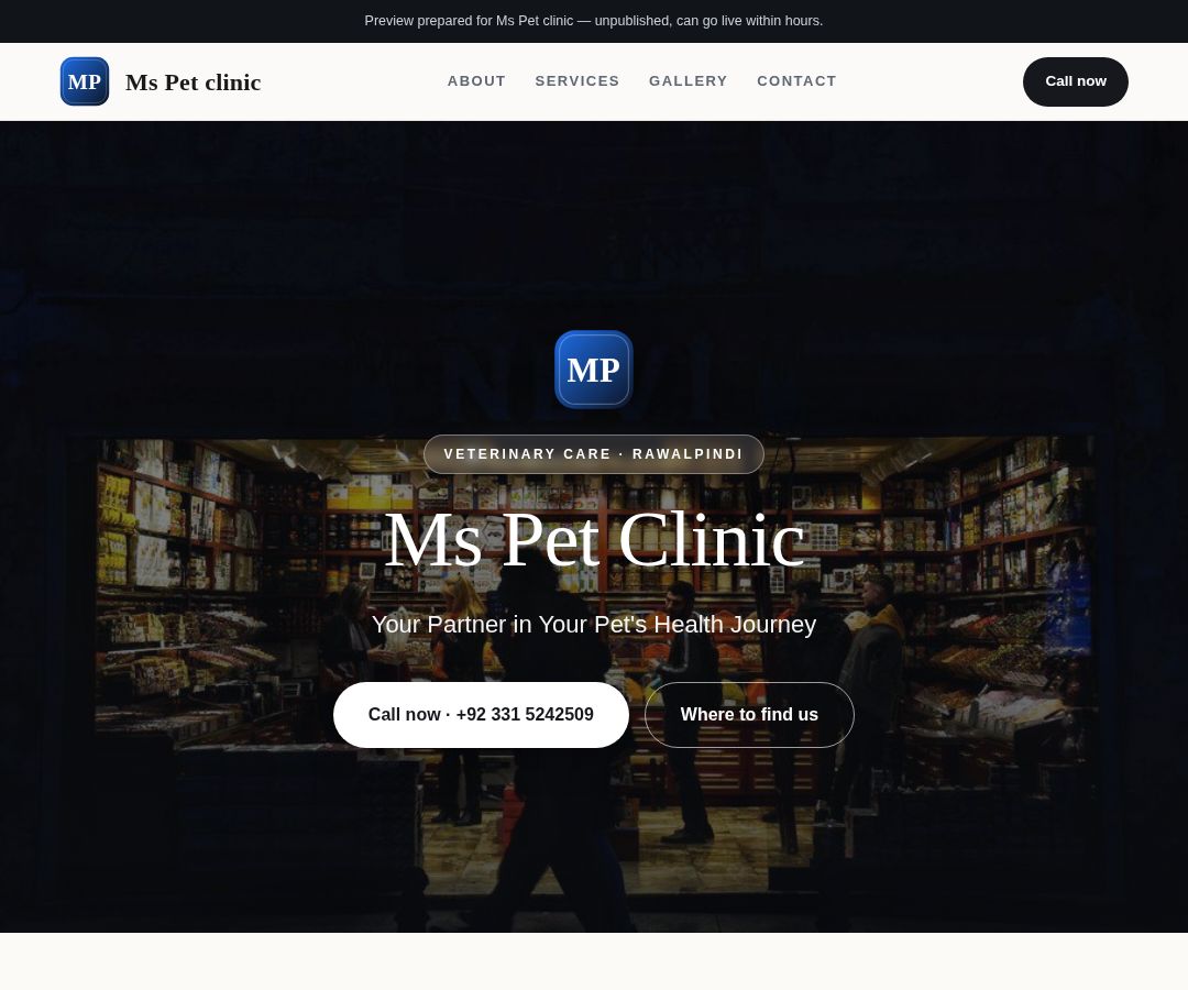 Ms Pet clinic