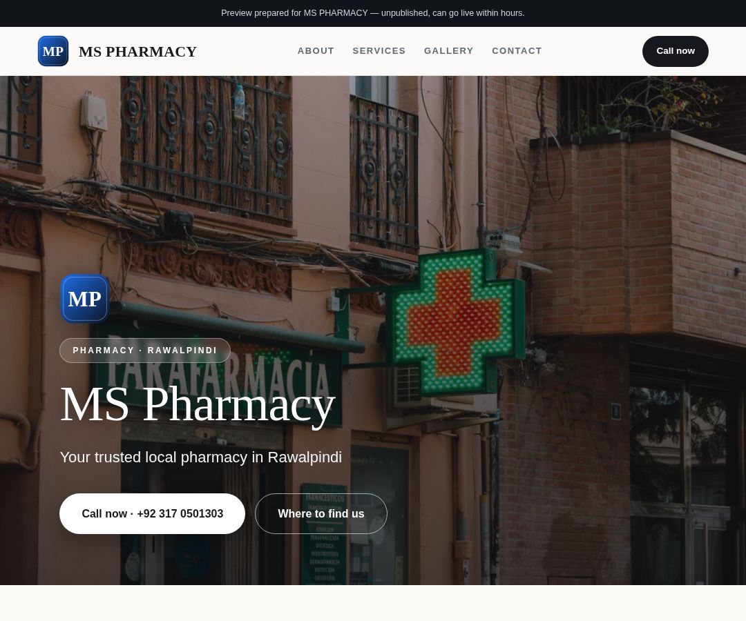 MS PHARMACY