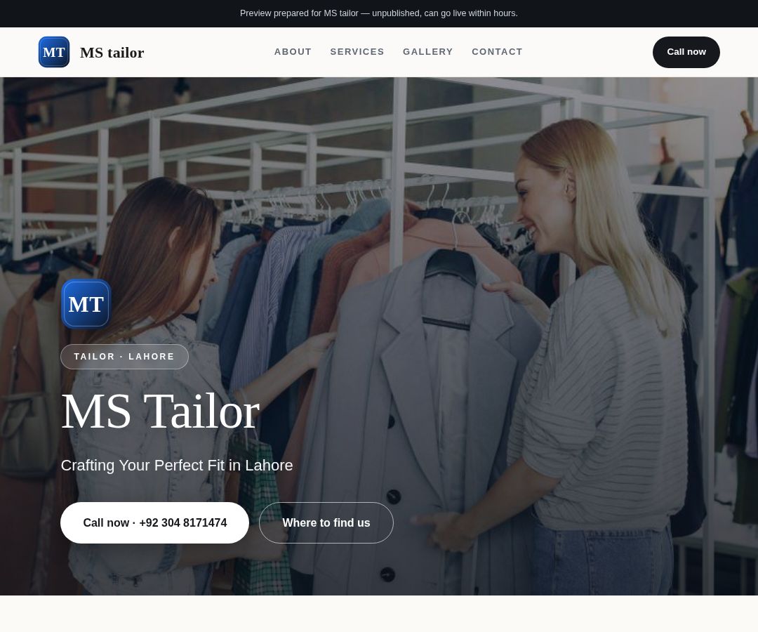 MS tailor