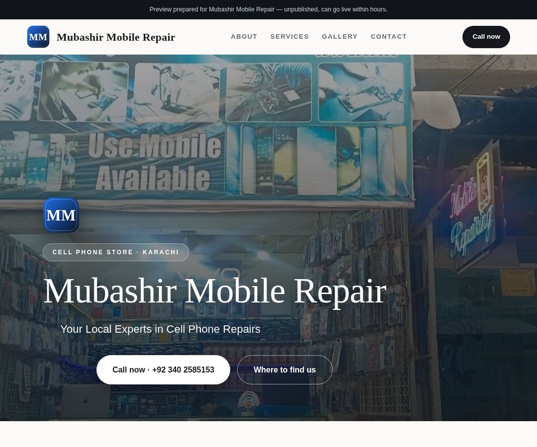 Mubashir Mobile Repair