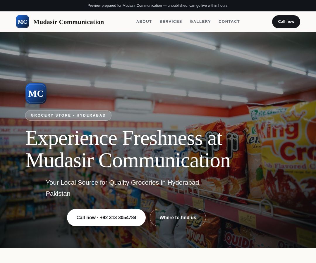 Mudasir Communication